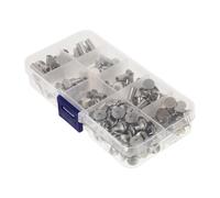 Healifty Post Binding Screw 80Pcs Stainless Steel for Scrapbook and Diary Binding Extension Kit for Photo Albums and Account Books