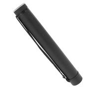 Healifty Poster Storage Container, Telescopic Storage Tube, Plastic, Black, with Shoulder Strap for Drawings and Documents, Portable Poster Tube for Artists and Architects, Studio