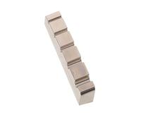 Healifty Pre-slotted Nut with Flat Bottom Design Titanium Alloy Ergonomic Comfort, and Improved Tuning Stability for 5-string Electric Bass Guitar for Professional Stage and Jazz Models