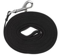 Healifty Professional 5m Black Nylon Dog Training Leash Rope for Outdoor Walking and Puppy Traction - Sturdy Long Lead Suitable for Dog Obedience and Tracking