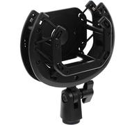 Healifty Professional Shockproof Microphone Shockmount Rack with Universal Suspension Arm Clamp, Black Anti-vibration Mic Holder for Studio Recording and Desktop Mic Stand