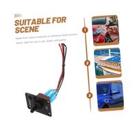 Healifty Professional Toggle Switch with Panel and Pre-attached Wire Reliable Rocker Control for Boat Rv Automotive Electrical Systems Easy Installation for Vehicle and Yacht Modifications