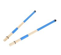 Healifty Professional Wooden Drum Brushes for Percussion Instruments - Sustained Sound Durability - 1 Pair Bamboo Drumstick Accessories for Beginners and Jazz Folk Musicians