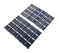 Healifty Pu Leather Bible Index Tabs Set with 66 Dark Blue and 14 Blank Labels Self-Adhesive Bible Page Markers for Study Reading and Journaling for Students and Christian Use