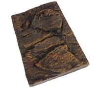 Healifty Pu Material 3d Reptile Tank Background Board Turtle Habitat Decor Terrarium Backdrop for Pet Reptiles Realistic Rock Texture, Suitable for Turtle and Lizard Tanks