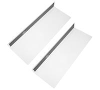 Healifty Pvc Magnetic Shelf Dividers 35cm L-shaped Thickened Store Goods Separators 2pcs for Supermarket and Retail Shelf Organization