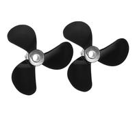 Healifty Rc Boat Propeller Part 3-blade PC Black for DIY Repair