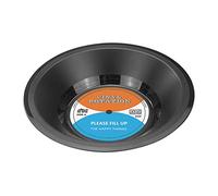 Healifty Record Storage Bowl with Secret Compartment - Retro Vinyl Design for Serving Food and Hiding Valuables - Ideal for Music Fans and Home Use