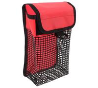 Healifty Red Diving Gear Bag with Waterproof Design and Efficient Organization, Nylon Mesh Scuba Diving Mesh Pouch for Snorkeling Equipment Storage at Dive Sites