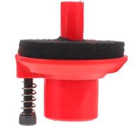 Healifty Red Drum Set Felt Pads Drum Kit Accessory with Plastic and Felt Material, Unique Design that Improves Sound Quality and Is Not Easy to Break, Suitable for Drumming Accessories
