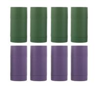 Healifty Refillable Deodorant Containers with Portable Design 40g 8pcs Plastic Twist-up Tubes for Travel and DIY Skincare Solid Perfume or Deodorant Refill Storage