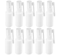 Healifty Refillable Nasal Spray Bottle 10 Pack Nasal Spray Bottles Empty with Long Nozzle Swivel Mist Sprayer Adjustable Angle for Cleaning Oral Spraying Travel and Home Use