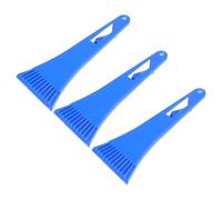 Healifty Refrigerator Ice Shovel Ice Scraper 3pcs ABS Blue with Special Handle Design for Freezer Frost Removal