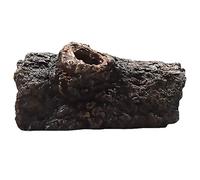 Healifty Resin Crafts Aquarium Decoration Fish Tank Decor Simulation Tree Bark Hiding Cave for Reptile Terrarium Landscape Ornament for Fish Tank Accessories