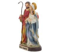 Healifty Resin Jesus Figurine with and Religious Statue for Home Living Room Church Office Decoration Faithful Christian Ornament with Detailed Craftsmanship