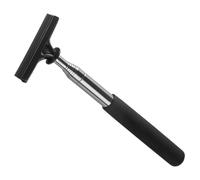 Healifty Retractable Car Rearview Mirror Squeegee Black Portable Car Window Cleaner Tool Mini Wiper for Automobile Glass and Side Mirror Water Removal