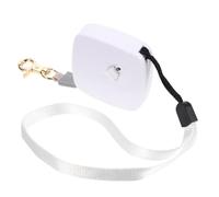 Healifty Retractable Dog Lanyard 2m Leash with Nylon and Plastic Material, Easy to Carry Hands-free Design, Suitable for Small Dogs within 5kg with Wrist Strap, for Outdoor Walking and Random Color