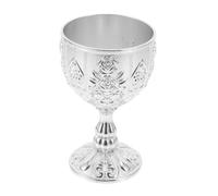 Healifty Retro Wine Cup High-end Spirits Cup Zinc Alloy Metal Decorative Effect Design Beautiful Spirits Holder for Restaurant Hotel Use
