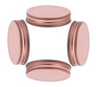 Healifty Reusable Jar Covers Tinplate Canning Lids 12Pcs Leakproof Sealing Jar Lids Practical Replacement Covers for Home Kitchen Canning