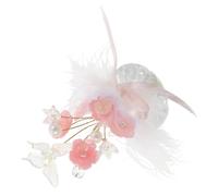Healifty Romantic Butterfly Car Dashboard Ornament with Breath Flowers Cute Automotive Decor Enhancing Interior Aesthetics Playful and Whimsical Car Accessories for Women