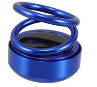 Healifty Rotating Solar Powered Aromatherapy Ornament with Double Suspension for Car Interior Freshening Efficient Design Compatibility Refreshing Scent