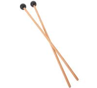 Healifty Rubber Head Marimba Mallet with Abs Handle Comfortable Grip Percussion Drumsticks for Xylophone and Marimba Resonant Sound Non-damaging Musical Instrument Accessory
