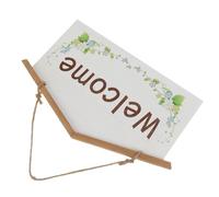 Healifty Rustic Wooden Welcome Sign Wall Hanging Plaque for Front Door Farmhouse Style Decorative Art for Shops Weddings Parties Front Porch Multipurpose Entrance Decor