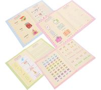 Healifty ’s English Handwriting Copybook Grooved Writing Practice Book for Preschool Beginners Tracing Workbook with Alphabet Letters Paper Writing Blank Book