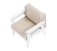Healifty Scale Miniature Armchair Faux Furniture for Dollhouse Accessories Versatile Design for Modern Vintage Themes