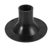 Healifty Screw Black Plastic Horn Adapter for Loudspeakers Horn Body with Internal Thread Durable and Lightweight Design for Enhanced Audio Amplification at Events