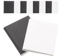 Healifty Self Adhesive Door Corner Seals 10pcs Sponge Weather Stripping Sealing Gaps to Stop Cold or Hot Air Draft, Black and White Options for Door Frame and Window