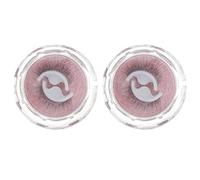 Healifty Self-adhesive False Eyelashes Duo Strip 2 Pairs Long Natural Look Makeup Lashes Women Party Eye Accessories