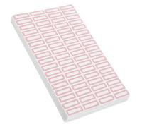 Healifty self Adhesive Labels 68 Sheets red Paper Long Term use Labels for mailing Address Return and Home use