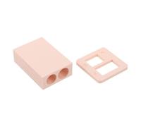Healifty Shaping Molds Bead Roller Maker Pink Round Pla Polymer Clay Mold Material with Smooth Demolding Surface Portable and Compact for Jewelry Making Crafts
