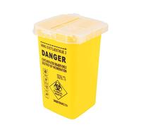 Healifty Sharps Box Tattoo Needles Disposal Container Medical Supplies and Equipment (Yellow)