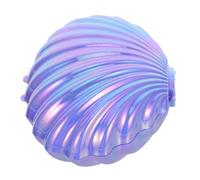 Healifty Shell Candy Box Seashells Mermaids Plastic Sea Shells Seashell Treat Holders Seashell Party Favors Seashell Treat Boxes Shell Trinket Tray Candy Table Containers Purple Pp