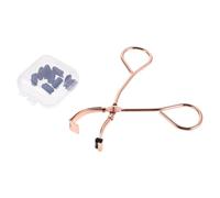 Healifty Short Lash Mini Eyelash Curler with Refill Pads, Precision Makeup Tool Designed for Detailed Eye Application and Professional Use