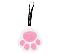Healifty Shower Sponge Cat Paw Shape Soft Bath Sponge Body Scrubber Exfoliating Shower Pouf with Hanging Hoop for Silky Sensitive Skin Men Women