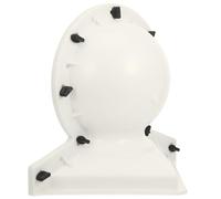 Healifty Silicone Mold for Roman Sphere Balustrade Top Ornament, 12-inch DIY Balcony Concrete Mold, European Style Plastic Pathway and Bedrail Decorative Ball Form for Outdoor Landscaping