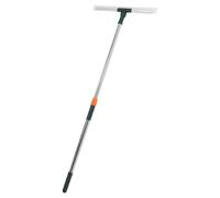 Healifty Silicone Shower Squeegee with 36cm Silicone Blade and Telescopic Handle, Long-handled Floor and Tile Wiper for Bathroom, Kitchen, Window, and Floor Cleaning