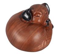 Healifty Sleeping Dog Cremation Urn Resin Pet Memorial Keepsake Box for Cherished Dog Ashes with Sturdy Non-fading Material and Easy Maintenance Sympathy Gift for Grieving Pet Owners