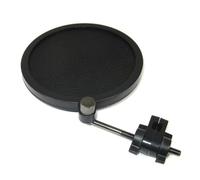 Healifty Small Black Double-layer Iron Mesh Mic Shield Filter Wind Screen for Microphone Pop Protection Recording Studio Use