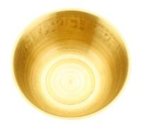 Healifty Small Copper Worship Bowl with Carved Patterns Multi Functional Buddhist Offering and Decorative Rice Bowl for Home Temple to Clean and Elegant Furnishing Article
