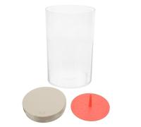 Healifty Small Plastic round Laboratory Vials Bottles for Quick Specimen Preparation and Easy Filling for Insect Specimen Sample Storage and Scientific Experiments for Students