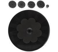 Healifty Solar Fountain Floating Water Fountain, Black Plastic, 200 L/h, Solar Powered, Water Circulation for Oxygen, Outdoor Bath and Garden Decor