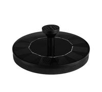 Healifty Solar Powered Black Floating Fountain Pump High-Purity Silicon and Epoxy Material, Easy to Move with Water Circulation for Oxygen, Rated 6v 1w Power for Garden and Small Pond