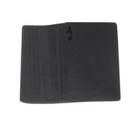 Healifty Solid Black Playing Cards with Excellent Hand Feeling and Good Toughness, Creative Lattice Pattern Paper Poker for Family Gathering and Board Game Poker