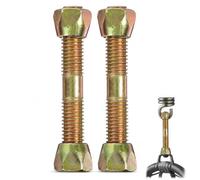 Healifty Spring Swing Fittings and Screws for Hanging Chairs | Gold-tone metal adjusters, 7 × 1.3 cm, for compatible egg chairs, cradle seats and outdoor swing frames