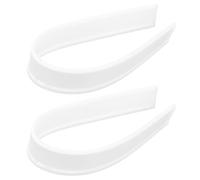 Healifty Squeegee Blades Replacement 2pcs White Rubber Strips 25cm for Shower Doors and Patio Squeegee Outdoor Use