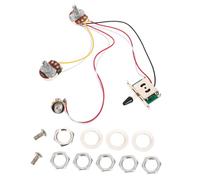 Healifty St Electric Guitar Circuit Assembly with Volume Tone Control Position Switch Wear-resistant Pickup Wiring Harness for Electric Guitar Accessories Beginners